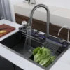 Lavy Multifunctional Kitchen Sink with Digital Display and Waterfall Design 1