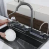 Lavy Multifunctional Kitchen Sink with Digital Display and Waterfall Design 2