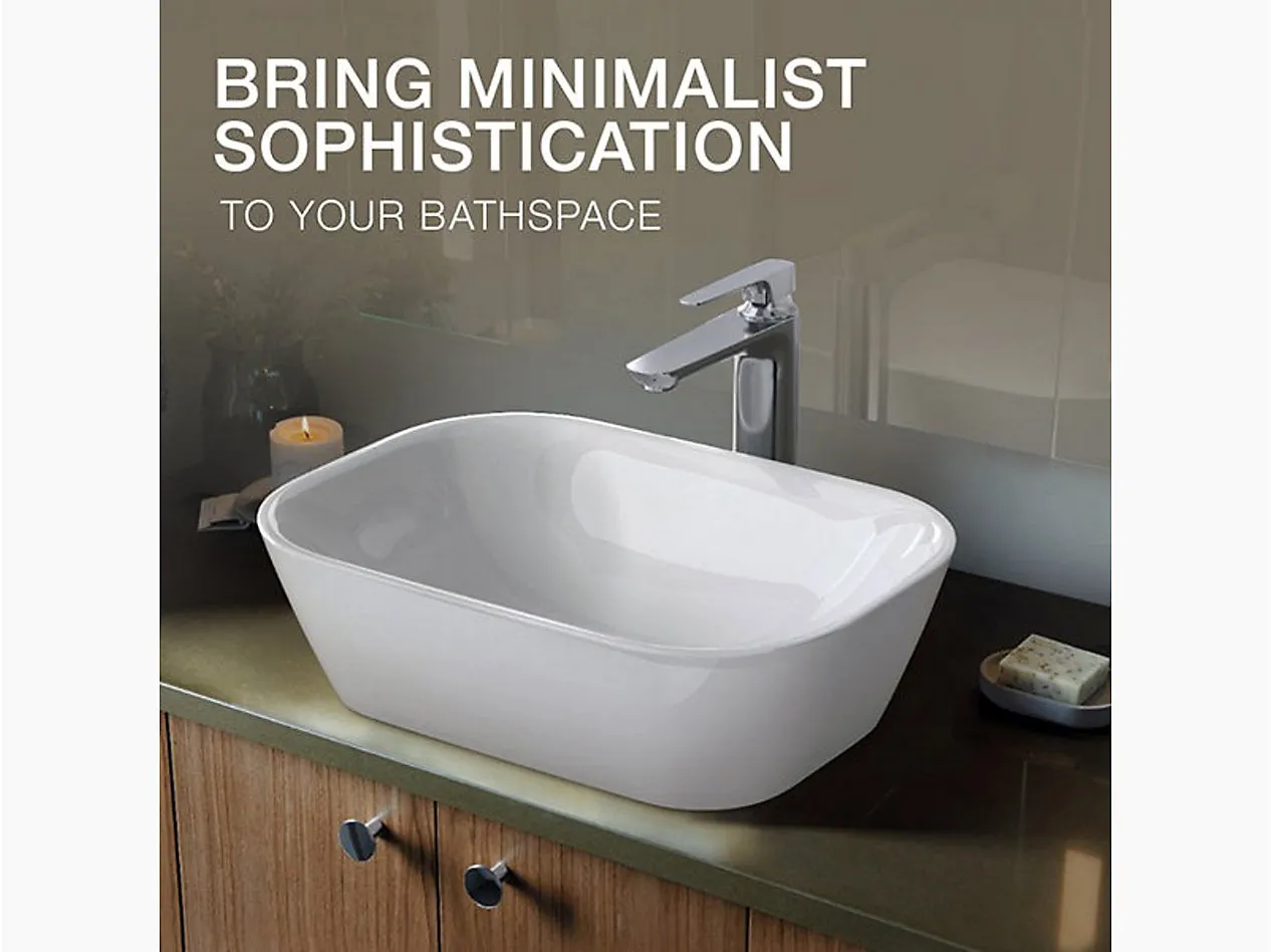 Kohler Span Square Vessel Wash Basin - Image 3
