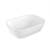 Kohler Span Square Vessel, White, 483mm X 334mm, Over counter Wash Basin, Ceramic